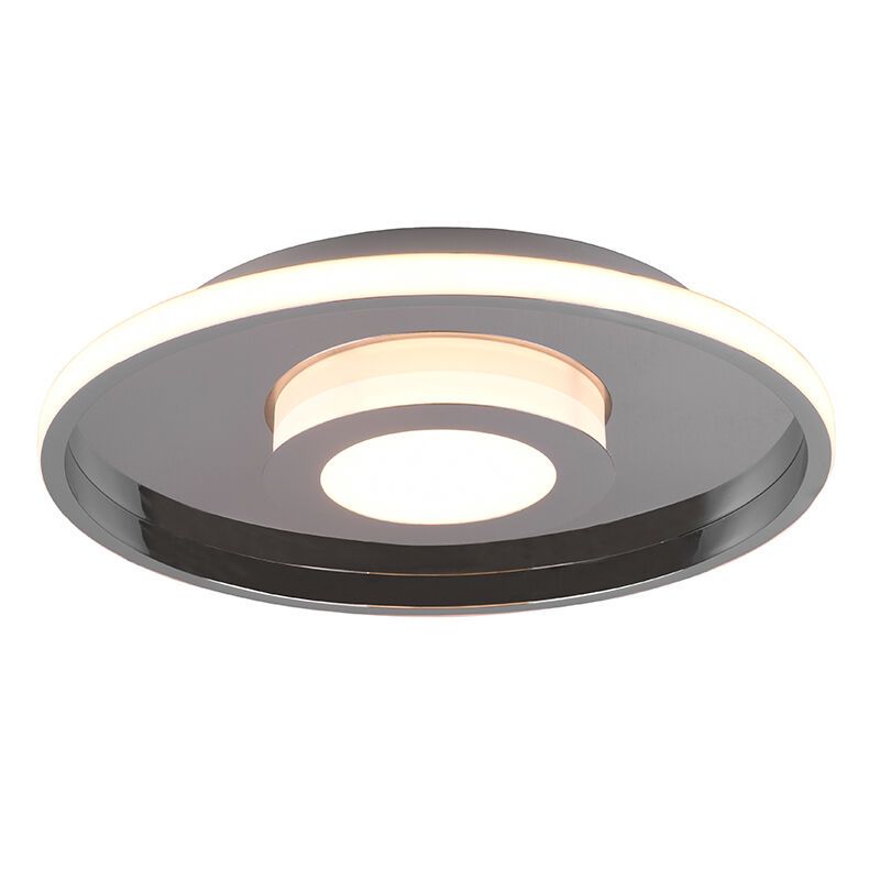 Plafonnier salle de bain moderne chromé, Kayla, 35W, 3000K LED, IP44 Plafonnier salle de bain moderne chromé, Kayla, 35W, 3000K LED, IP44