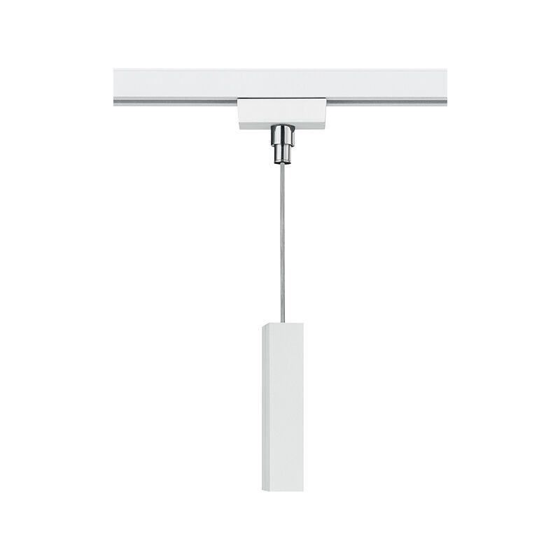 Adaptateur de suspension pour éclairage sur rail biphasé, blanc Adaptateur de suspension pour éclairage sur rail biphasé, blanc