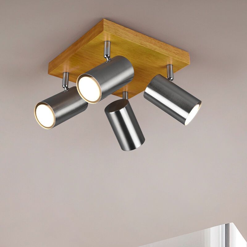 Spot plafond moderne nickel, Kaso Spot plafond moderne nickel, Kaso