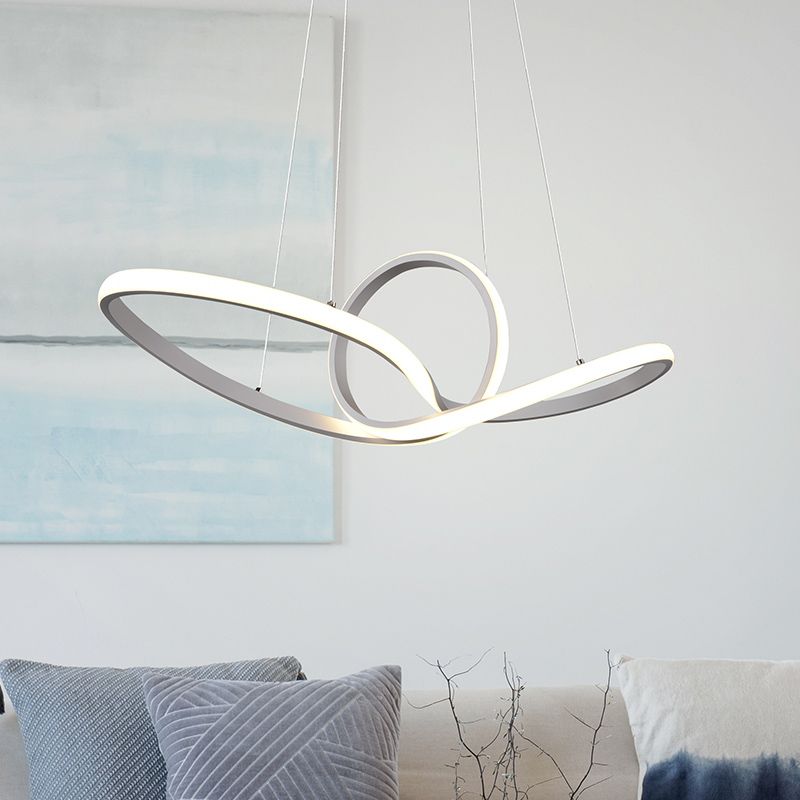 Suspension moderne blanche, Jonny, 28W, 4000K LED