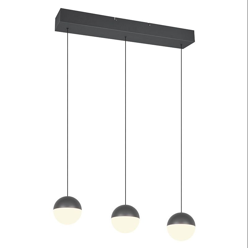 Suspension moderne anthracite, Rigtje