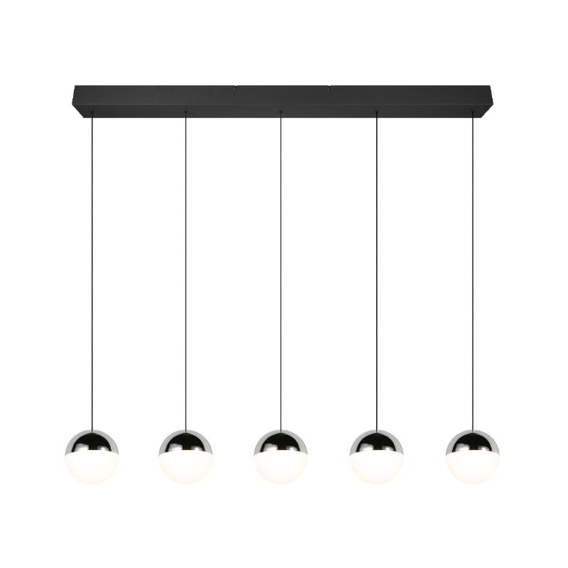 Suspension moderne chromée, Rigtje