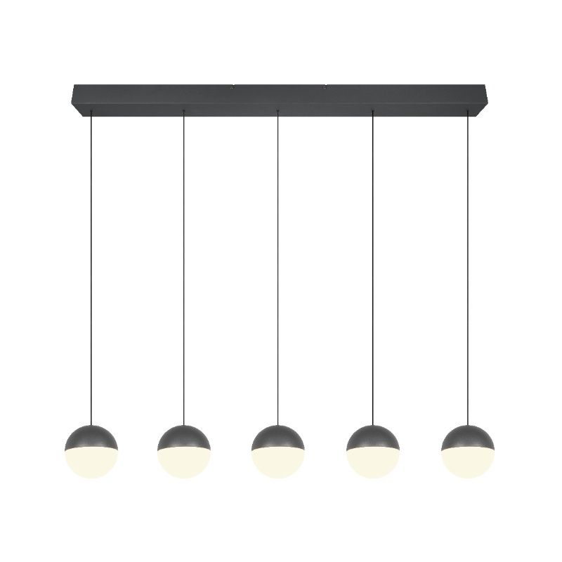 Suspension moderne anthracite, Rigtje
