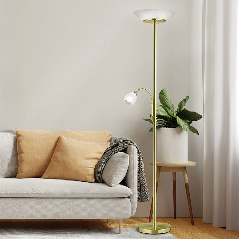 Lampadaire liseuse moderne laiton, Larry