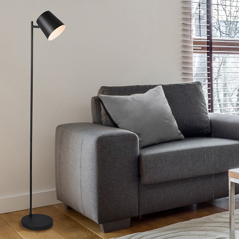 Lampadaire moderne noir, Suraya, 4,5W, 3000K LED, avec variateur tactile