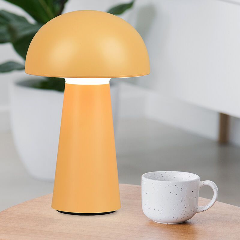 Lampe de table extérieur moderne jaune, Rachelle, 2W, 3000K LED, IP44, gradable en 3 étapes Lampe de table extérieur moderne jaune, Rachelle, 2W, 3000K LED, IP44, gradable en 3 étapes