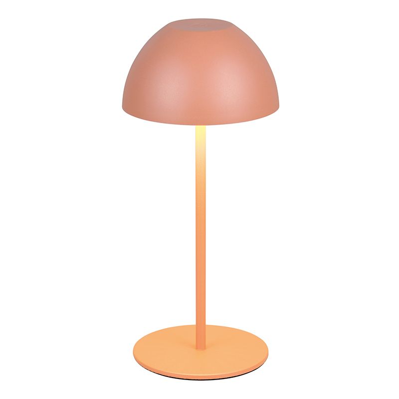 Lampe de table rechargeable en plastique orange, Mikhail, 2W, 3000K LED, IP44, avec variateur tactile Lampe de table rechargeable en plastique orange, Mikhail, 2W, 3000K LED, IP44, avec variateur tactile