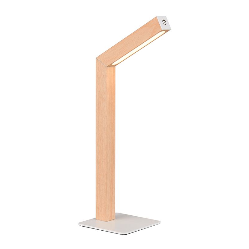 Lampe de table rechargeable moderne bois, Reijer, 2W, 3000K LED, avec variateur tactile Lampe de table rechargeable moderne bois, Reijer, 2W, 3000K LED, avec variateur tactile