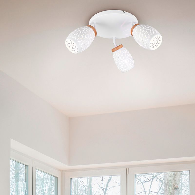 Spot plafond moderne blanc, Delana Spot plafond moderne blanc, Delana