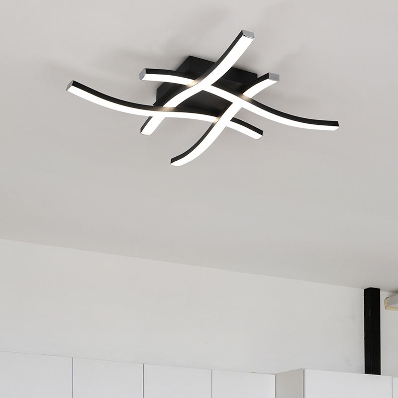 Plafonnier moderne blanc, Go, 5W, 4000K LED