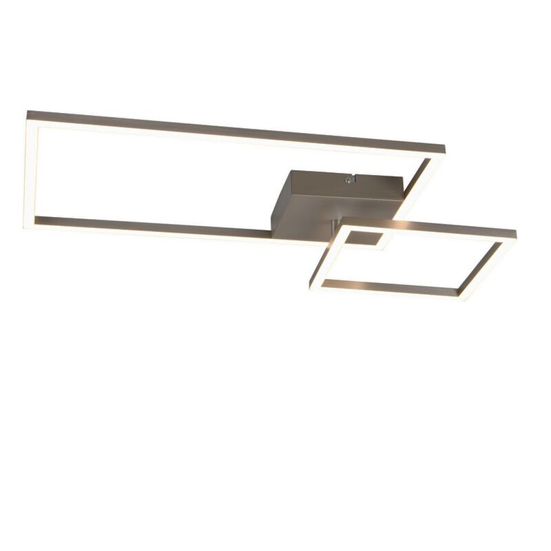 Lampe plafond moderne nickel, Binc, 25W, 4000K LED, gradable en 3 étapes Lampe plafond moderne nickel, Binc, 25W, 4000K LED, gradable en 3 étapes