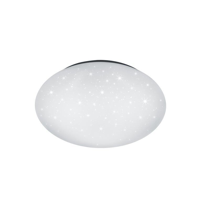 Lampe plafond moderne blanche, Neda, 18W, blanc chaud à froid réglable LED, avec télécommande