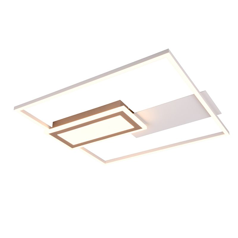 Lampe plafond design grise, Shun, 32W, blanc chaud à froid réglable LED Lampe plafond design grise, Shun, 32W, blanc chaud à froid réglable LED