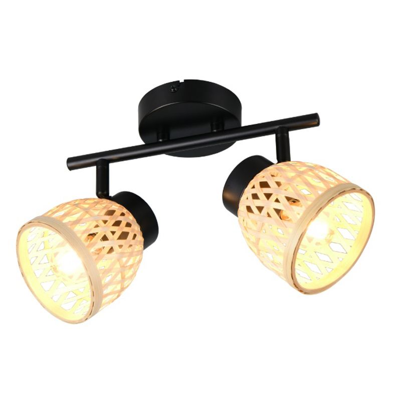 Spot plafond en rotin marron, Laut Spot plafond en rotin marron, Laut