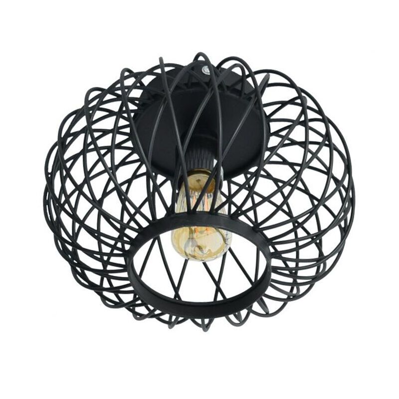 Lampe plafond noire industrielle, Asli Lampe plafond noire industrielle, Asli