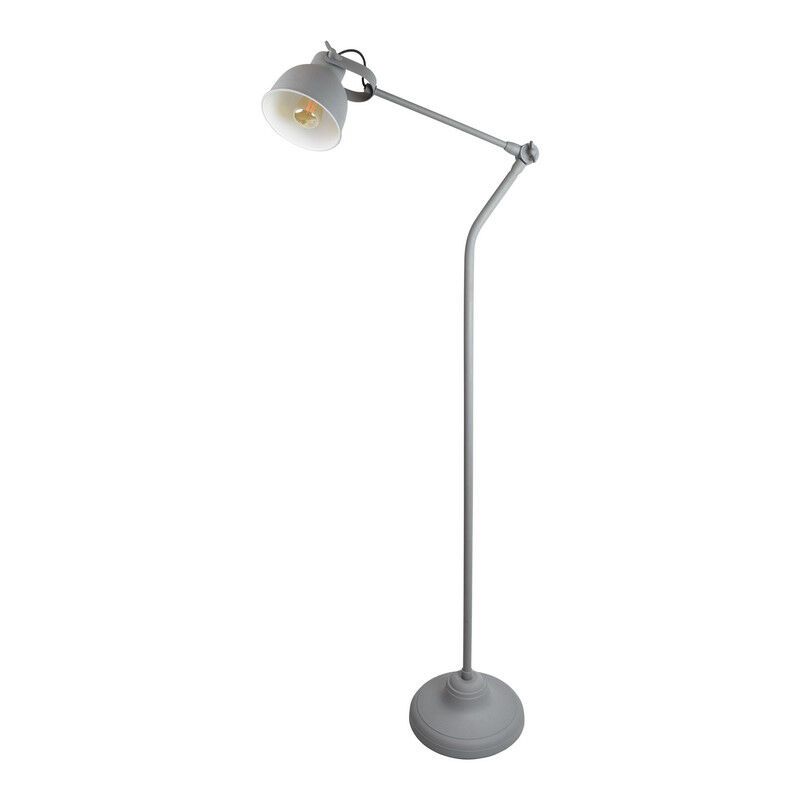 Lampadaire gris industriel, Redon, avec interrupteur Lampadaire gris industriel, Redon, avec interrupteur