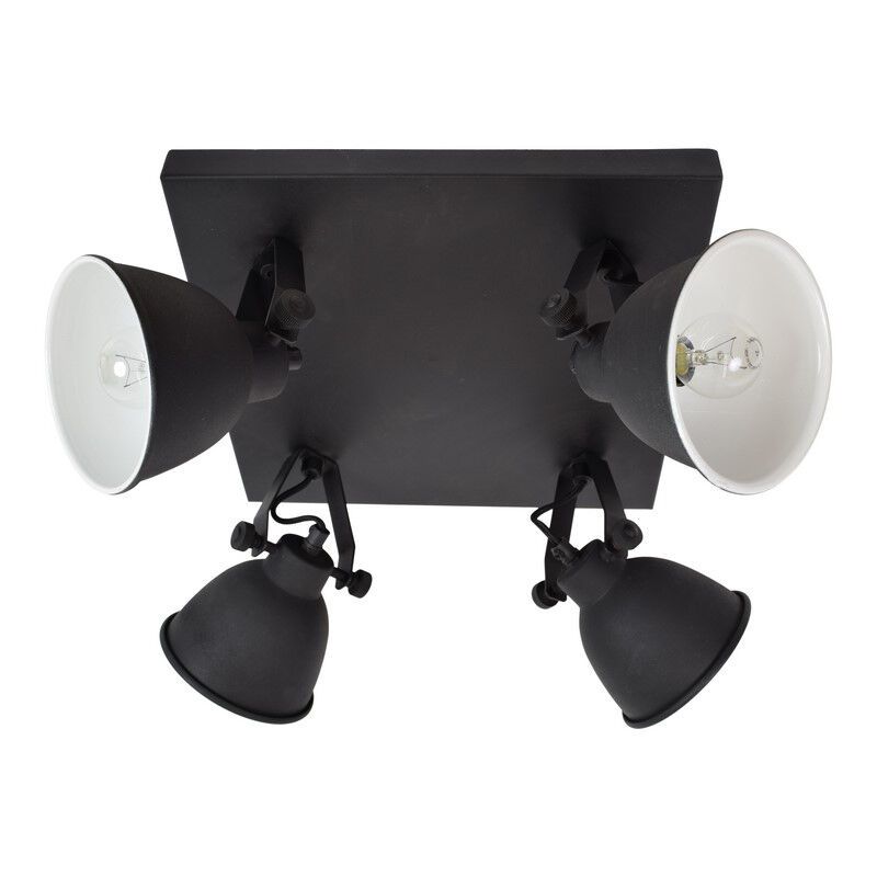 Spot plafond noir industriel, Redon