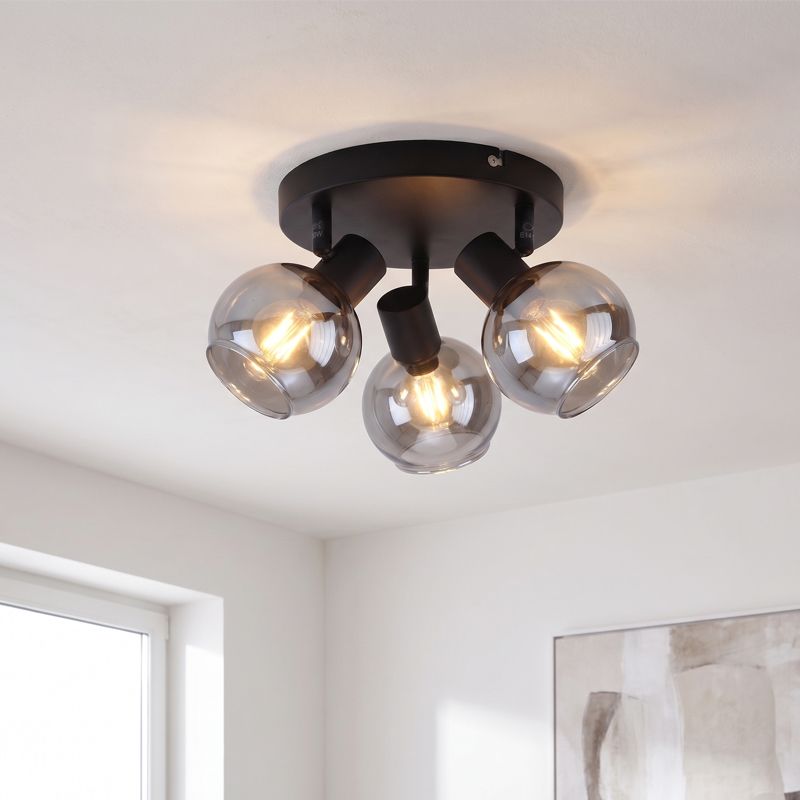Spot plafond gris moderne, Avery Spot plafond gris moderne, Avery