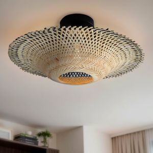 Lampe plafond marronne rustique, Cordoba