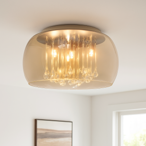 Plafonnier ambre design, Lorenzo