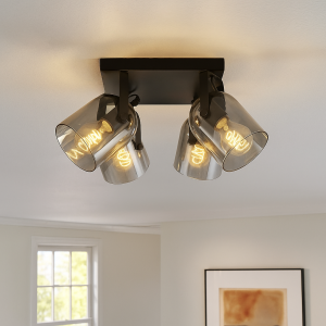 Spot plafond gris design, Clyde