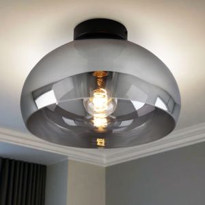 Lampe plafond grise moderne, Arif