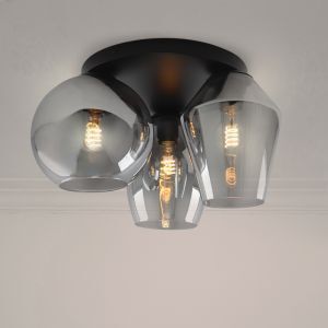 Plafonnier gris design, Lazaro