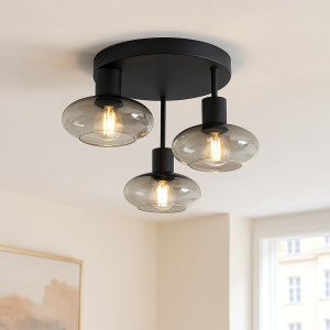 Plafonnier gris design, Skip