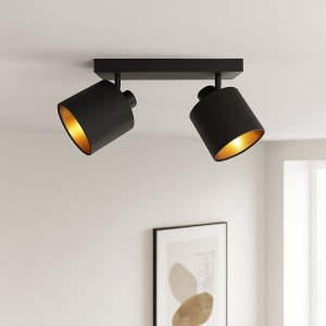 Spot plafond noir moderne, Koge