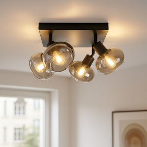 Spot plafond noir design, Skip