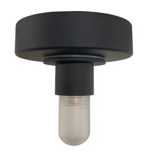 Pavillon cache fil noir en plastique, Aafje, IP44