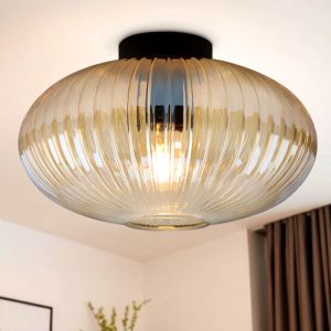 Lampe plafond ambre design, Charlois
