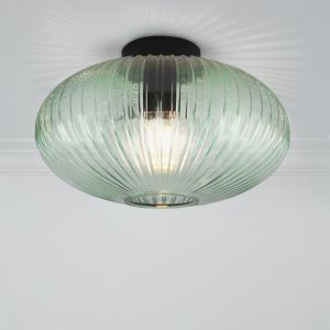 Lampe plafond verte design, Charlois