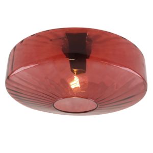 Plafonnier rouge design, Sevda