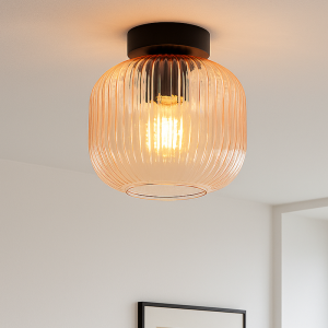 Plafonnier rose design, Charlois