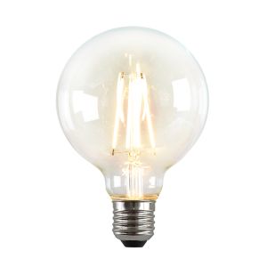 Olucia ampoule LED E27 gradable George, G95, 4W, 2700K