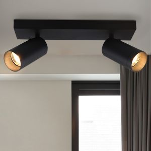 Spot plafond noir moderne, Nadi