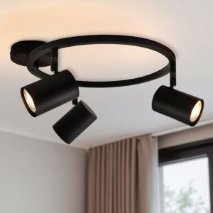 Spot plafond noir moderne, Elena