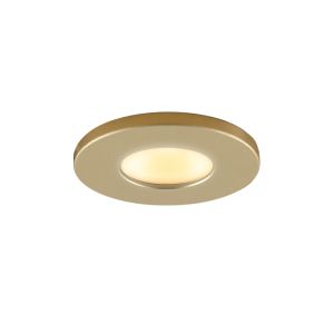 Spot encastré veranda de coleur laiton Dico, IP65, gradable