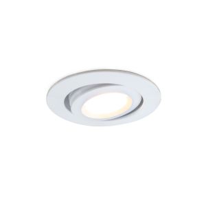 Rona spot encastré veranda orientable, IP44, gradable, blanc