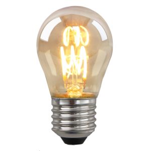 Olucia ampoule filament E27 gradable Tuelo, ambre, 4W, 2200K