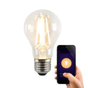 Olucia ampoule LED connectée E27 Yona, A60, 5W, dim to warm