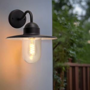Luminaire extérieur noir classique, Maxx, IP44