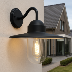 Luminaire extérieur noir classique, Maxx, IP44