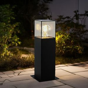 Luminaire extérieur noir moderne, Sanel, IP44