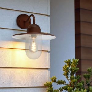 Luminaire extérieur couleur rouille classique, Maxx, IP44
