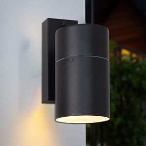 Luminaire extérieur noire moderne, Pedro, IP44