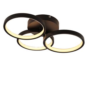 Lampe plafond noire moderne, Giorgio