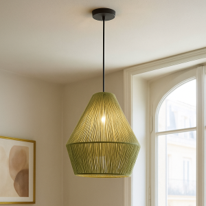 Suspension verte rustique, Holly