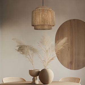 Suspension marronne rustique, Sanny